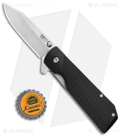 Cold Steel 1911 Liner Lock Flipper Knife Black Griv Ex (3" Satin) 20NPJAA 6 Cold Steel 1911 Liner Lock Flipper Knife Black Griv Ex (3" Satin) 20NPJAA - Image 4