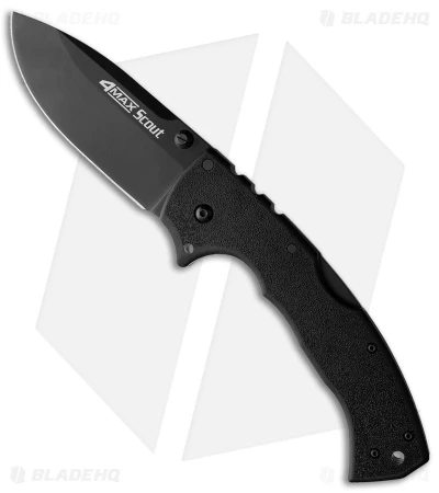 Cold Steel 4-Max Scout Tri-Ad Lock Knife Black Griv-Ex (4" Black) 3 Cold Steel 4-Max Scout Tri-Ad Lock Knife Black Griv-Ex (4" Black)