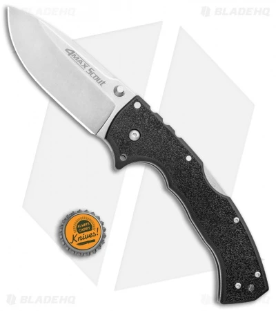 Cold Steel 4-Max Scout Tri-Ad Lock Knife Black Griv-Ex (4" Stonewash) 62RQ 6 Cold Steel 4-Max Scout Tri-Ad Lock Knife Black Griv-Ex (4" Stonewash) 62RQ - Image 4
