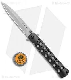 Cold Steel 4" Ti-Lite Liner Lock Knife Aluminum (4" Bead Blast S35VN) 9 Cold Steel 4" Ti-Lite Liner Lock Knife Aluminum (4" Bead Blast S35VN) -Cold Steel Store Cold Steel 4in Ti Lite LL aluminum BB 26B4 BHQ 2997 jr bottlecap