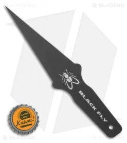 Cold Steel 8" Black Fly Fixed Blade Throwing Knife (4" Black) 7 Cold Steel 8" Black Fly Fixed Blade Throwing Knife (4" Black) -Cold Steel Store Cold Steel 8 Black Fly Fixed Blade Throwing Knife 4 Black BHQ 121240 LS Bottleap