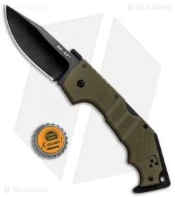 Cold Steel AK-47 Lockback Knife OD Green G-10 (3.5" Black) 58MVG -Cold Steel Store Cold Steel AK 47 LB OD Green G 10 Black 58MVG BHQ 33095 jr bottlecap