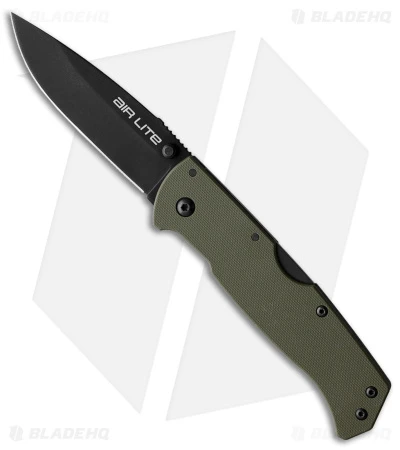 Cold Steel Air Lite Drop Point Lockback Knife OD Green G-10 (3.4" Black) 3 Cold Steel Air Lite Drop Point Lockback Knife OD Green G-10 (3.4" Black)