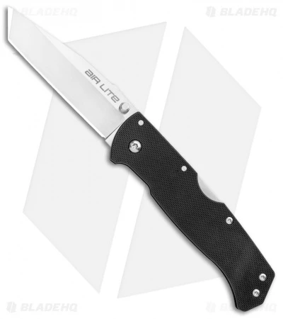 Cold Steel Air Lite Lockback Knife Black G-10 (3.5" Satin AUS-10A) 26WT 3 Cold Steel Air Lite Lockback Knife Black G-10 (3.5" Satin AUS-10A) 26WT