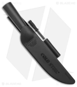 Cold Steel Bushman Fixed Blade Knife Carbon Steel (7" Black) -Cold Steel Store Cold Steel Bushman Fixed Blade Black BHQ 105615 jr sheath