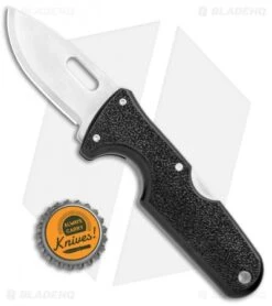 Cold Steel Click-N-Cut Exchangeable Blade Knife Black ABS (2.5" Stonewash) -Cold Steel Store Cold Steel Click N Cut Exchangeable Black BDS Satin 40A BHQ 106751 jr bottlecap