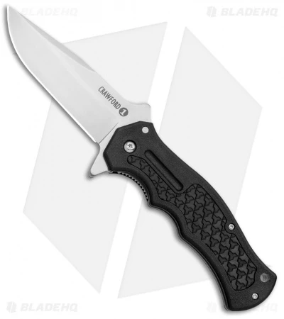 Cold Steel Crawford Model 1 Liner Lock Knife Black Zy-Ex (3.5" Satin) 20MWCB 3 Cold Steel Crawford Model 1 Liner Lock Knife Black Zy-Ex (3.5" Satin) 20MWCB