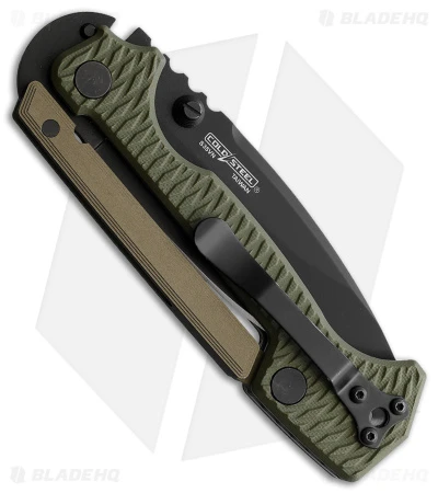 Cold Steel Demko AD-15 Scorpion Lock Knife OD Green G-10 (3.5" Black) 5 Cold Steel Demko AD-15 Scorpion Lock Knife OD Green G-10 (3.5" Black) - Image 3