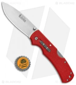 Cold Steel Double Safe Hunter Slock Master Tri-Ad Lock Knife Red GFN (4" Satin) 9 Cold Steel Double Safe Hunter Slock Master Tri-Ad Lock Knife Red GFN (4" Satin) -Cold Steel Store Cold Steel Double Safe Hunter Slock Master Tri Ad Lock Red GFN Satin 23JK BHQ 121197 jr bottlecap