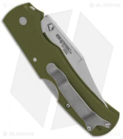Cold Steel Double Safe Hunter Tri-Ad Lock Knife OD Green GFN (3.5" Satin) 23JC -Cold Steel Store Cold Steel Double Safe Hunter Tri Ad Lock OD Green GFN Satin 23JC BHQ 121196 jr side