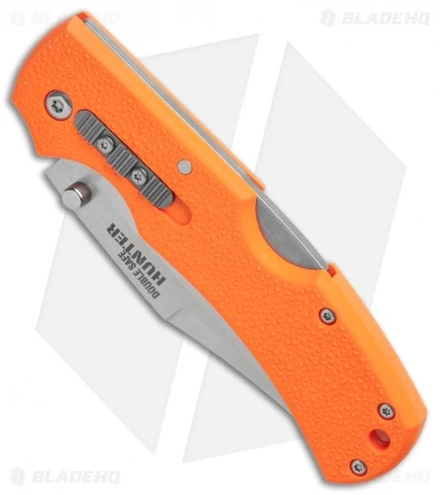 Cold Steel Double Safe Hunter Tri-Ad Lock Knife Orange GFN (3.5" Satin) 23JB 4 Cold Steel Double Safe Hunter Tri-Ad Lock Knife Orange GFN (3.5" Satin) 23JB - Image 2