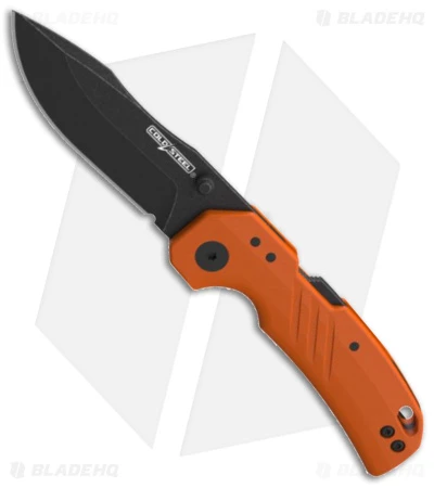 Cold Steel Engage ATLAS Lock Knife Clip Point Orange GFN (3" Black SW) 3 Cold Steel Engage ATLAS Lock Knife Clip Point Orange GFN (3" Black SW)