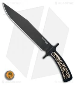 Cold Steel Drop Forged Bowie Fixed Blade Knife (9.5" Black) 36MK -Cold Steel Store Cold Steel Drop Forged Bowie Fixed Blade Knife 6.75 Black 36MK BHQ 121214 LS Bottlecap
