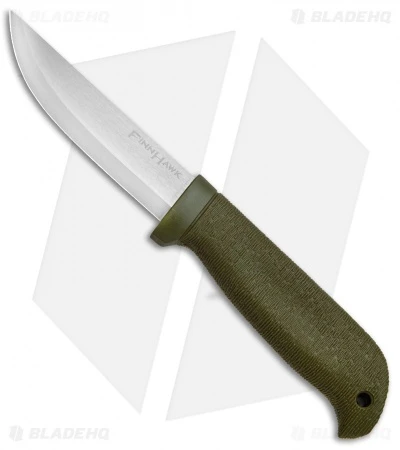 Cold Steel Finn Hawk Fixed Blade Knife Green (4" Satin) 20NPKZ 3 Cold Steel Finn Hawk Fixed Blade Knife Green (4" Satin) 20NPKZ