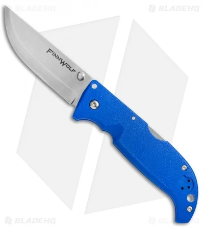Cold Steel Finn Wolf Lockback Knife Blue (3.5" Satin) 20NPG 3 Cold Steel Finn Wolf Lockback Knife Blue (3.5" Satin) 20NPG