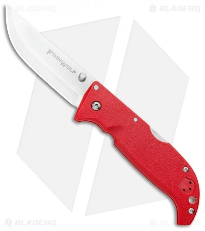 Cold Steel Finn Wolf Lockback Knife Red (3.5" Satin) 3 Cold Steel Finn Wolf Lockback Knife Red (3.5" Satin)
