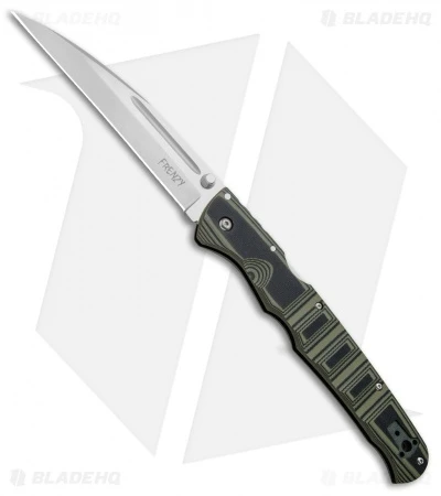 Cold Steel Frenzy I Tri-Ad Lock Knife Black/Green G-10 (5.5" Satin) 62P1A 3 Cold Steel Frenzy I Tri-Ad Lock Knife Black/Green G-10 (5.5" Satin) 62P1A