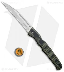 Cold Steel Frenzy I Tri-Ad Lock Knife Black/Green G-10 (5.5" Satin) 62P1A 10 Cold Steel Frenzy I Tri-Ad Lock Knife Black/Green G-10 (5.5" Satin) 62P1A -Cold Steel Store Cold Steel Frenzy I Blk Grn G 10 62PV1 BHQ 52067 jr bottlecap 2