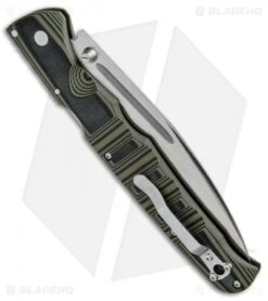 Cold Steel Frenzy I Tri-Ad Lock Knife Black/Green G-10 (5.5" Satin) 62P1A 9 Cold Steel Frenzy I Tri-Ad Lock Knife Black/Green G-10 (5.5" Satin) 62P1A -Cold Steel Store Cold Steel Frenzy I Blk Grn G 10 62PV1 BHQ 52067 jr side 2