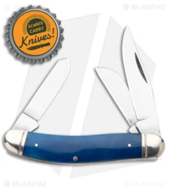 Cold Steel Gentleman's Stockman Slip Joint Knife Blue Bone (2.5" Satin) 9 Cold Steel Gentleman's Stockman Slip Joint Knife Blue Bone (2.5" Satin) -Cold Steel Store Cold Steel Gentlemans Stockman SJ Blue Bone Satin BHQ 140030 jr bottlecap