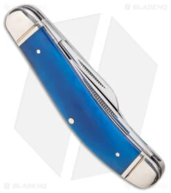 Cold Steel Gentleman's Stockman Slip Joint Knife Blue Bone (2.5" Satin) 8 Cold Steel Gentleman's Stockman Slip Joint Knife Blue Bone (2.5" Satin) -Cold Steel Store Cold Steel Gentlemans Stockman SJ Blue Bone Satin BHQ 140030 jr side