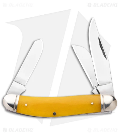 Cold Steel Gentleman's Stockman Slip Joint Knife Yellow Bone (2.5" Satin) 3 Cold Steel Gentleman's Stockman Slip Joint Knife Yellow Bone (2.5" Satin)