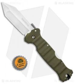 Cold Steel Immortal Lockback Knife OD Green G-10 (4" Satin S35VN) 23HVG 9 Cold Steel Immortal Lockback Knife OD Green G-10 (4" Satin S35VN) 23HVG -Cold Steel Store Cold Steel Imoortal LB Green 23HVG BHQ 87151 jr bottlecap