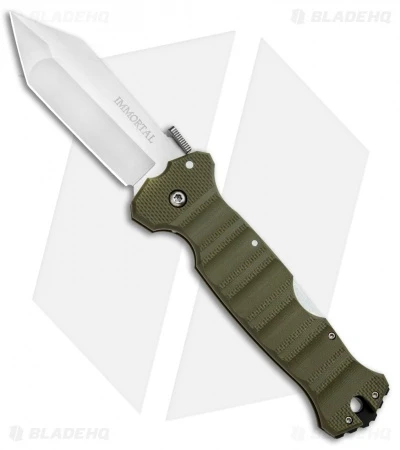 Cold Steel Immortal Lockback Knife OD Green G-10 (4" Satin S35VN) 23HVG 3 Cold Steel Immortal Lockback Knife OD Green G-10 (4" Satin S35VN) 23HVG