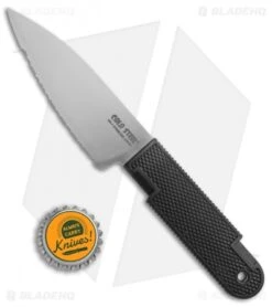 Cold Steel K-4 Fixed Blade Neck Knife W/ Sheath (4" Serr) 53T4S 9 Cold Steel K-4 Fixed Blade Neck Knife W/ Sheath (4" Serr) 53T4S -Cold Steel Store Cold Steel K 4 fixed blade neck knife with sheath 4in serr 53T4S BHQ 68129 er size