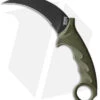 Cold Steel Karambit Steel Tiger Fixed Blade Knife OD Green (4.75" Black) 1 Cold Steel Karambit Steel Tiger Fixed Blade Knife OD Green (4.75" Black) -Cold Steel Store Cold Steel Karambit Steel Tiger Fixed Blade OD Green Black BHQ 173954 jr