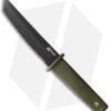 Cold Steel Kobun Tanto Fixed Blade Knife OD Green (5.5" Black) 1 Cold Steel Kobun Tanto Fixed Blade Knife OD Green (5.5" Black) -Cold Steel Store Cold Steel Kobun OD Green Black BHQ 158043 jr
