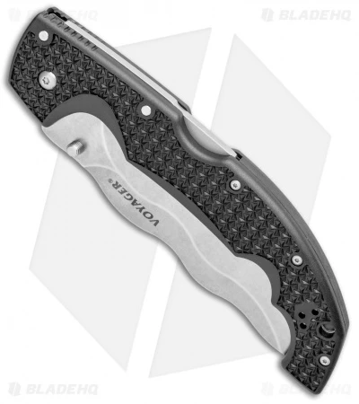 Cold Steel Kris Voyager Tri-Ad Lock Knife (5.5" Stonewash AUS-10A) 29AXW 4 Cold Steel Kris Voyager Tri-Ad Lock Knife (5.5" Stonewash AUS-10A) 29AXW - Image 2