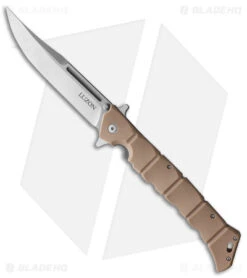 Cold Steel Large Luzon Folding Flipper Knife Desert Tan GFN (6" Satin)