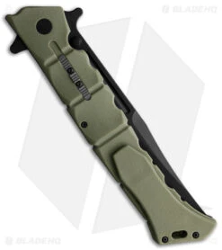 Cold Steel Large Luzon Folding Flipper Knife OD Green GFN (6" Black) 5 Cold Steel Large Luzon Folding Flipper Knife OD Green GFN (6" Black) -Cold Steel Store Cold Steel Large Luzon OD Green Black BHQ 174236 jr side