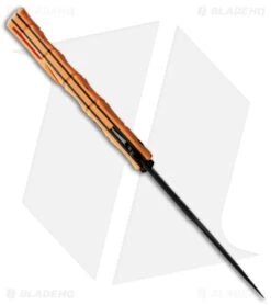 Cold Steel Large Luzon Folding Flipper Knife Orange GFN (6" Black) -Cold Steel Store Cold Steel Large Luzon Orange Black BHQ 174237 jr spine