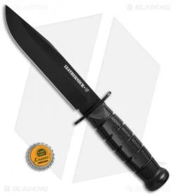 Cold Steel Leatherneck SF Fixed Blade Knife (6.75" Black Powdercoat D2) 39LSFC -Cold Steel Store Cold Steel Leatherneck SF fixed blade black powdercoat D2 39LSFC BHQ 52031 er size