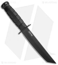 Cold Steel Leatherneck Tanto Fixed Blade Knife (7" Black Powdercoat D2) 39LSFCT 7 Cold Steel Leatherneck Tanto Fixed Blade Knife (7" Black Powdercoat D2) 39LSFCT -Cold Steel Store Cold Steel Leatherneck Tanto Black Powdercoat 39LSFCT BHQ 52032 jr spine