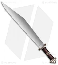 Cold Steel Long Sax Fixed Blade Knife Rosewood (17.25" Damascus) 88HVA