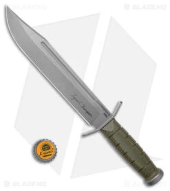 Cold Steel Lynn Thompson Leatherneck Bowie Fixed Blade Knife (10.5" Stonewash) -Cold Steel Store Cold Steel Lynn Thompson Leatherneck Bowie Fixed Blade SW BHQ 140040 jr bottlecap
