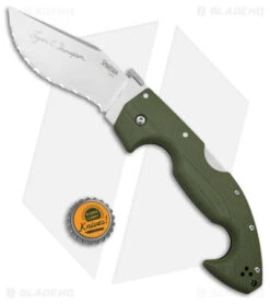 Cold Steel Lynn Thompson Signature Spartan Tri-Ad Lock Knife Serr (4.5" S35VN) 11 Cold Steel Lynn Thompson Signature Spartan Tri-Ad Lock Knife Serr (4.5" S35VN) -Cold Steel Store Cold Steel Lynn Thompson Signature Spartan Tri Ad Lock Serr BHQ 140028 jr bottlecap