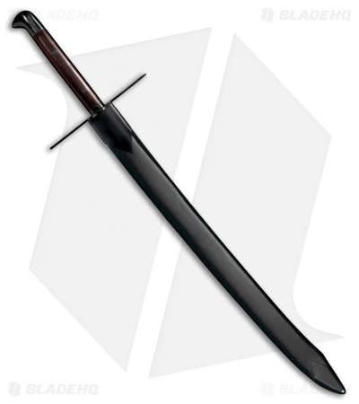 Cold Steel MAA Grosse Messer Sword W/ Rosewood Handle (32" Black) 88GMSM 4 Cold Steel MAA Grosse Messer Sword W/ Rosewood Handle (32" Black) 88GMSM - Image 2