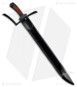 Cold Steel MAA Messer Sword W/ Rosewood Handle (22" Black) 88GMSSM -Cold Steel Store Cold Steel MAA Messer Sword Rosewood Handle Black BHQ 44191 jr sheath