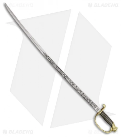 Cold Steel Marine NCO Saber Sword (32" Satin Etched) 88MNS 3 Cold Steel Marine NCO Saber Sword (32" Satin Etched) 88MNS