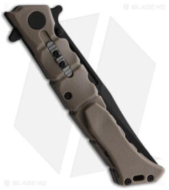 Cold Steel Medium Luzon Folding Pocket Knife Dark Earth Brown GFN (4" Black) 5 Cold Steel Medium Luzon Folding Pocket Knife Dark Earth Brown GFN (4" Black) -Cold Steel Store Cold Steel Medium Luzon Dark Earth Black BHQ 174230 jr side