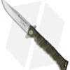 Cold Steel Medium Luzon Folding Flipper Knife OD Green GFN (4" Satin)