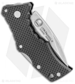 Cold Steel Micro Recon 1 Spear Point Tri-Ad Lock Knife (2" Stonewash) 27DS -Cold Steel Store Cold Steel Micro Recon 1 SP Tri Ad Lock SW 27DS BHQ 105936 jr side