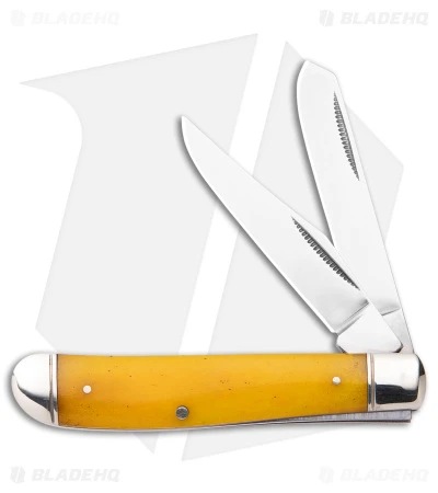 Cold Steel Mini Trapper Slip Joint Knife Yellow Bone (2.7" Satin) 3 Cold Steel Mini Trapper Slip Joint Knife Yellow Bone (2.7" Satin)