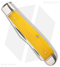 Cold Steel Mini Trapper Slip Joint Knife Yellow Bone (2.7" Satin) 7 Cold Steel Mini Trapper Slip Joint Knife Yellow Bone (2.7" Satin) -Cold Steel Store Cold Steel Mini Trapper SJ Yellow Bone Satin BHQ 140035 jr spine