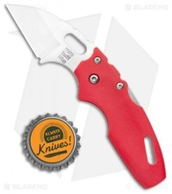 Cold Steel Mini Tuff Lite Tri-Ad Lock Knife Red (2" Satin) 20MTR 9 Cold Steel Mini Tuff Lite Tri-Ad Lock Knife Red (2" Satin) 20MTR -Cold Steel Store Cold Steel Mini Tuff Lite Tri Ad Red Satin 20MTR BHQ 105899 jr bottlecap
