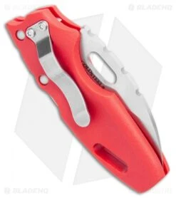 Cold Steel Mini Tuff Lite Tri-Ad Lock Knife Red (2" Satin) 20MTR 8 Cold Steel Mini Tuff Lite Tri-Ad Lock Knife Red (2" Satin) 20MTR -Cold Steel Store Cold Steel Mini Tuff Lite Tri Ad Red Satin 20MTR BHQ 105899 jr side